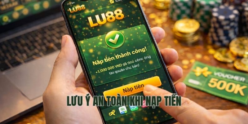 Lưu ý an toàn khi nạp tiền